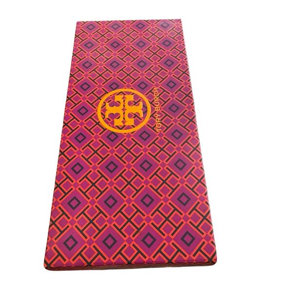 Tory Burch Jeweled Double T Shearling Fur Slide sandals NEW Size 8 - Picture 13 of 15